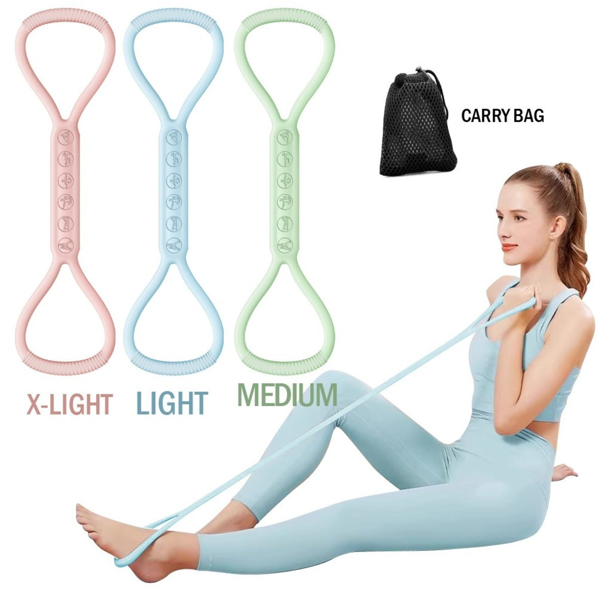 Enhance Your Fitness Journey with Our 3-Pack Loop Resistance Bands Set
